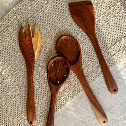 Wooden Utensils Set (Set of 4)