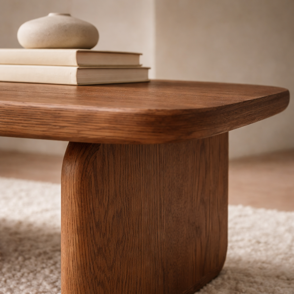 Arc Wood Coffee Table