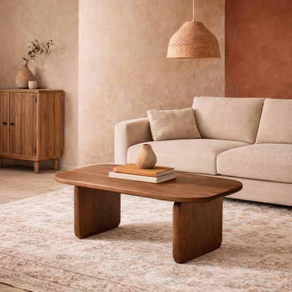 Arc Wood Coffee Table