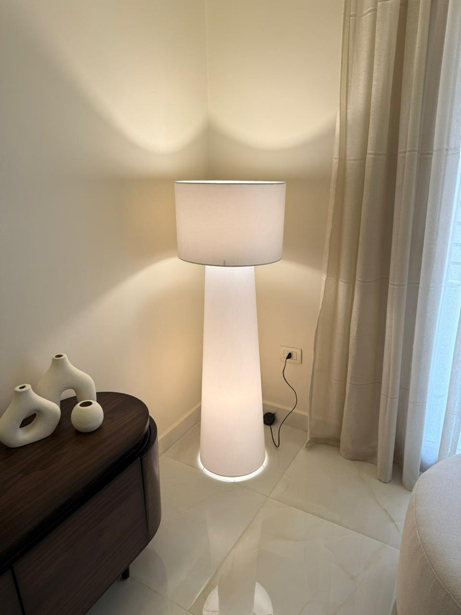 This lamp gives the most perfect warm, cozy glow in the evenings. No harsh li...