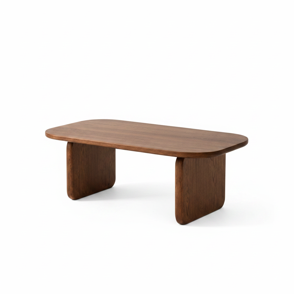 Arc Wood Coffee Table