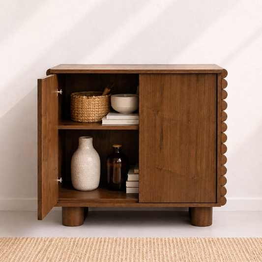 Solace Wood Cabinet