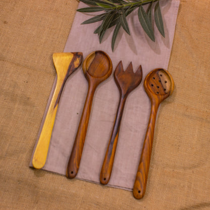 Wooden Utensils Set (Set of 4)