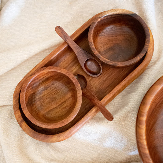 Tray and Small Bowls Set